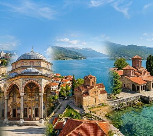 Skopje day tour — Tetovo Painted Mosque Saint Naum Monastery springs and Ohrid old town