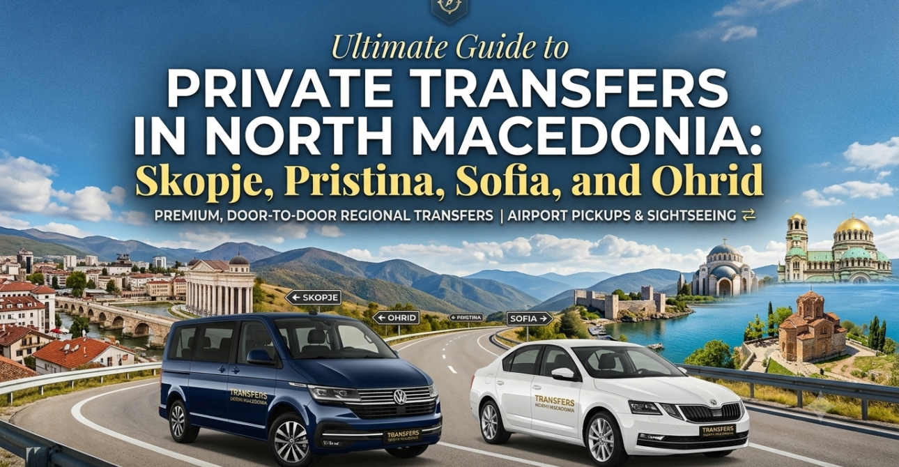 Ultimate Guide to Private Transfers in North Macedonia: Skopje, Pristina, Sofia, and Ohrid