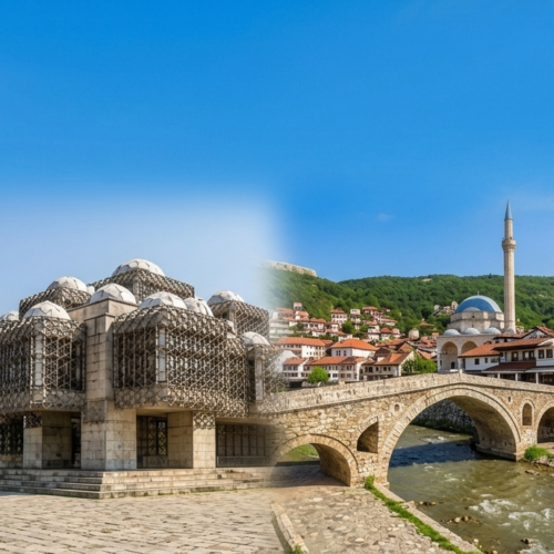 Kosovo day trip from Skopje — Pristina Newborn monument and Prizren Ottoman old town