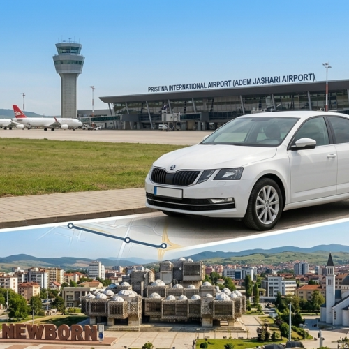 Private transfer Pristina Airport PRN to Skopje city center — Millennium Express North Macedonia
