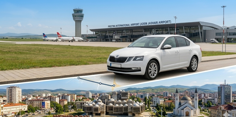 Private transfer Pristina Airport PRN to Skopje city center — Millennium Express North Macedonia