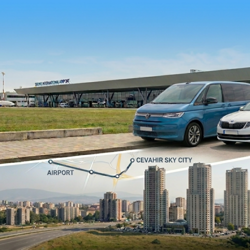 Private Transfer Airport Skopje To Center Skopje and Cevahir Sky City