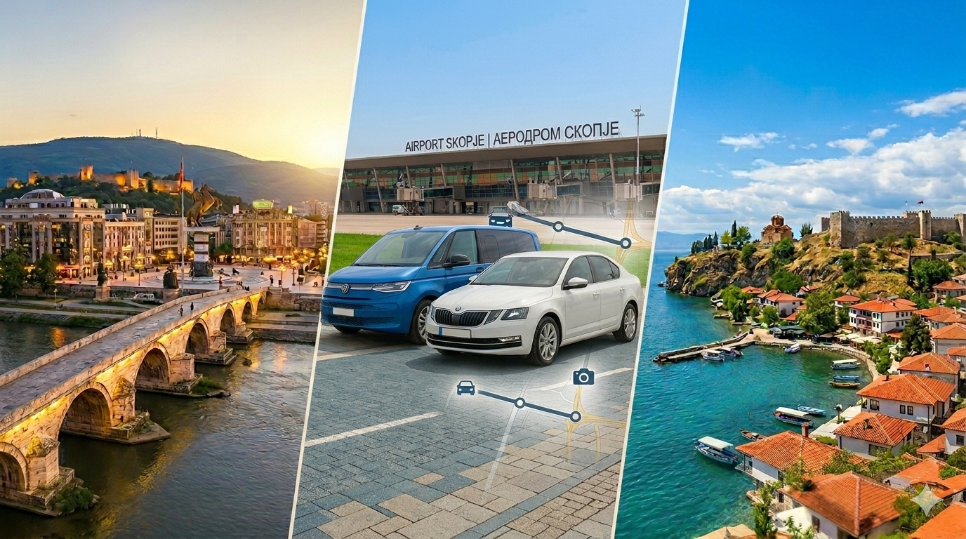 Private Transfer from Skopje to Ohrid Town